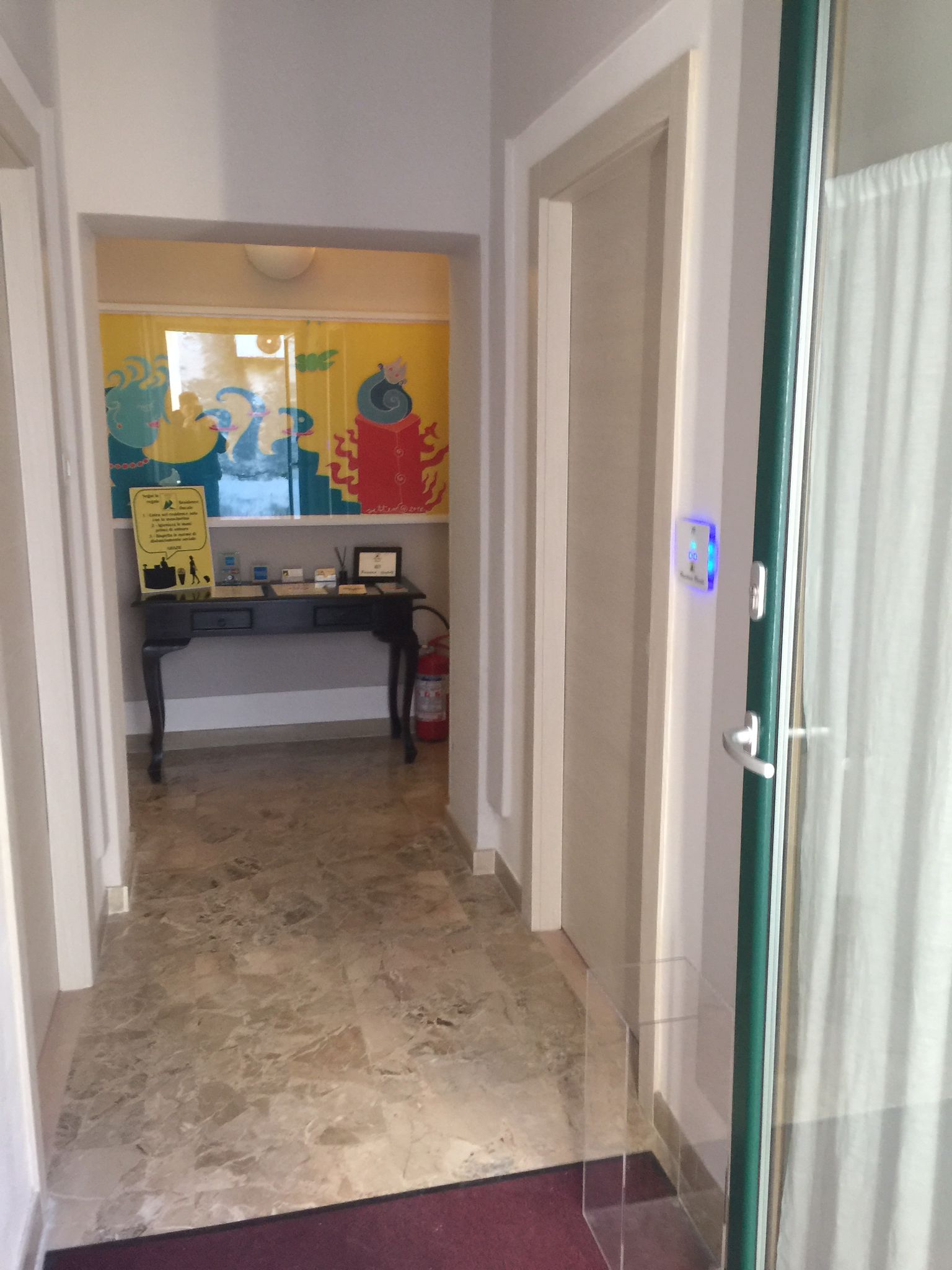 La hall d'ingresso